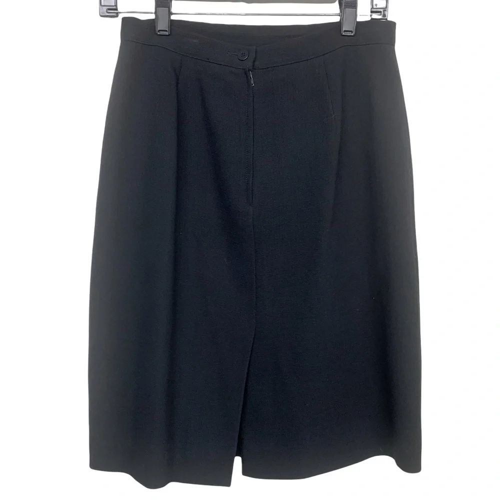 Vintage Giorgio Armani Le Collezioni Wool Skirt -Size 8 Italy - Picture 3 of 8